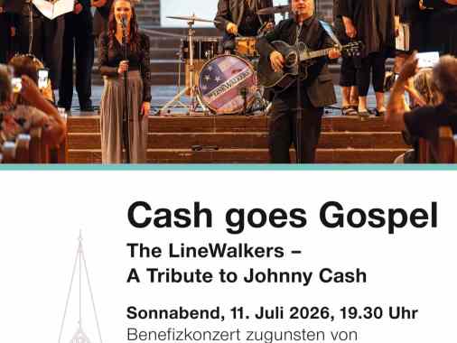 Benefizkonzert: Cash goes Gospel