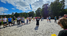 Gottesdienst mit Taufen am Strand