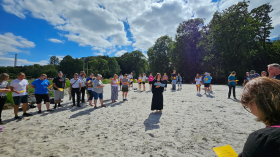 Gottesdienst mit Taufen am Strand