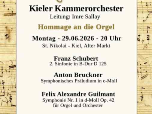 Konzert zur Wiedereinweihung der sanierten Orgeln