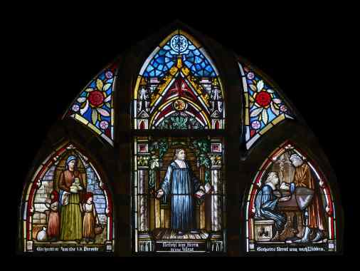 Das Paul-Gerhardt-Fenster im Dom