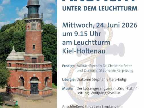 Andacht unter dem Leuchtturm