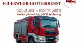 Gottesdienst im Feuerwehrgerätehaus