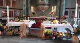 Erntedankgottesdienst op platt