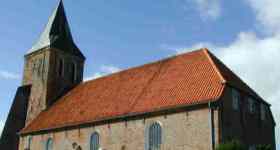 Projekt-Gottesdienst in Westerhever,Propst i. R. Dietrich Hyde, Liturgie Waltraud Rüss, Orgel Kirsten Gremmel
