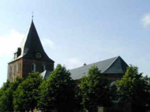 Goldene Konfirmation in Garding, mit Abendmahl, Pastor Jörg Reglinski und Pastor Ralf-Thomas Knippenberg