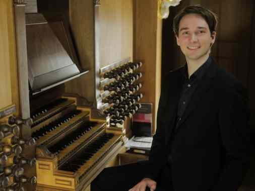 Musik zur Marktzeit in der St. Christian-Kirche in Garding, Kantor Malte Wienhues