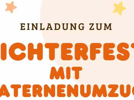Lichterfest mit Laternelaufen