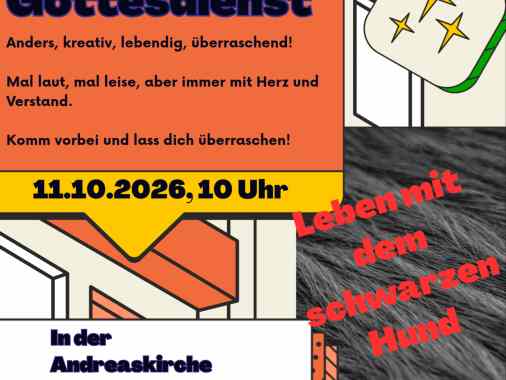 Wundertüten-Gottesdienst "Leben mit dem Schwarzen Hund"