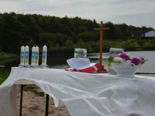 Taufgottesdienst am Holmarksee
