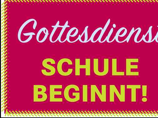 Einschulungsgottesdienst