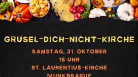 Familiengottesdienst "Grusel-Dich-Nicht-Kirche" mit Pastorin Sabrina Biehl