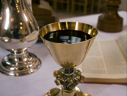 Abendmahlsgottesdienst der Förderegion am Gründonnerstag mit Pastor Norbert Siemen