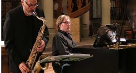 Orgel und Saxophon
