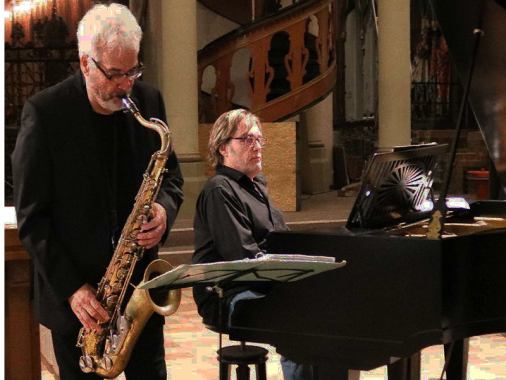 Orgel und Saxophon