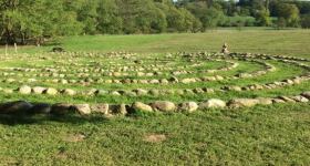 Das Labyrinth des Lebens in Neversfelde am Margarethenhof Ostholstein
