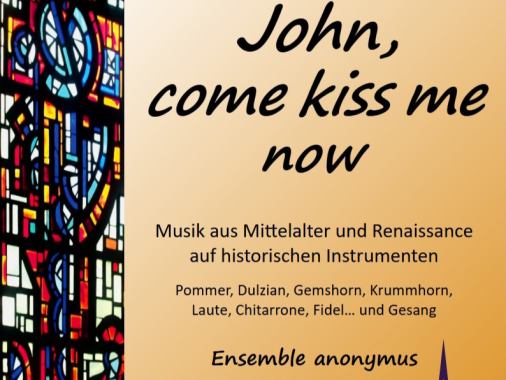 John, come kiss me now
