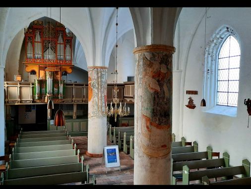 Orgelmusik und Kirchenführung in Garding, mit Pastor Ralf-Thomas Knippenberg und Kantorin Elisabeth Weisenberger