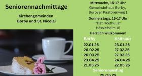 Seniorennachmittag im Gemeindehaus in Borby