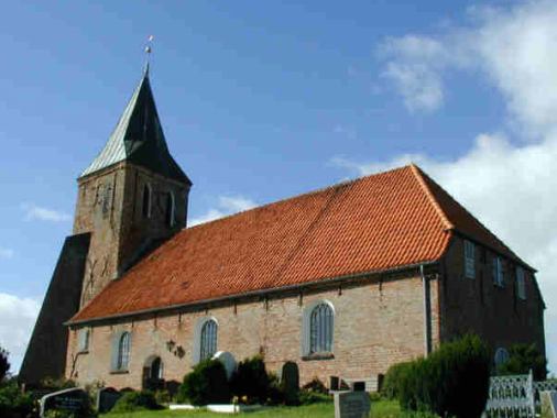 Emeriti-Projekt-Gottesdienst in Westerhever, Pastorin i. R. Gisela Mester-Römmer, Organist: Hartmut Friedel