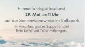 Himmelfahrtsgottesdienst der Ostufergemeinden