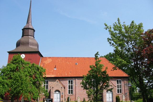 Foto der Kirche aus der Gemeinde Brokdorf