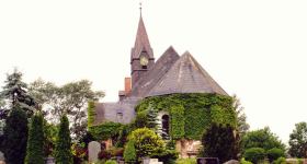 Gottesdienst in Poppenbüll, Andacht,"Eine halbe Stunde mit Gott", "Nun ruhen alle Wälder", mit Pastor i. R. Gerhard Rosenbrock