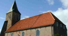 Emeriti-Projekt-Gottesdienst in Westerhever, Propst i. R. Manfred Kamper, Orgel: KMD Jens Weigelt