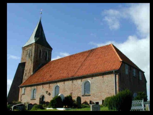 Emeriti-Projekt-Gottesdienst in Westerhever, mit Pastorin i. R. Sabine Jeute, Orgel: Kirchenmusiker i. R. Kent Pegler von Thun
