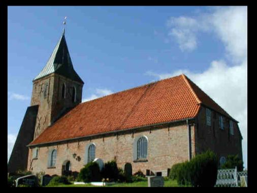Emeriti-Projekt-Gottesdienst in Westerhever, Propst i. R. Jürgen Schulz, Orgel: Pastor i. R. Hartmut Friedel