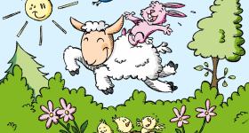 "Loben u. Toben" - Familiengottesdienst am Ostermontag. m. Pn. May-B. Johannsen