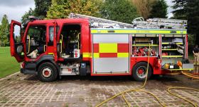 Zeltgottesdienst zum Feuerwehrjubiläum in Braak