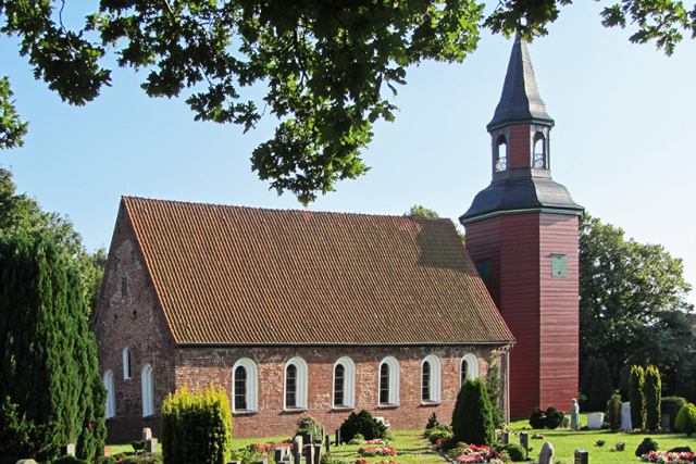 Foto der Kirche aus der Gemeinde Wewelsfleth