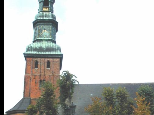 Gottesdienst zum Peermarkt im Stadtpark in Tönning, mit Diakonin Irina Kostič