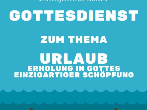 Gottesdienst "Urlaub"