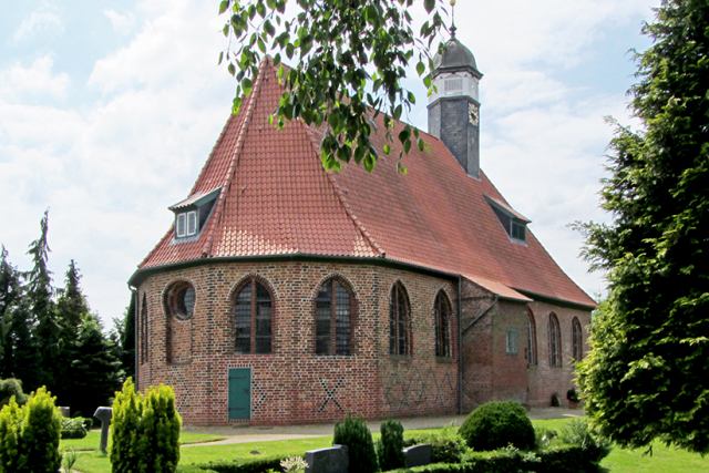 Foto der Kirche aus der Gemeinde Kollmar-Neuendorf