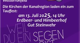 Tauffest der Kanalregion