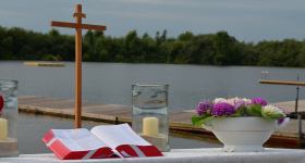 Taufgottesdienst am Hollmarksee