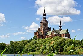 Die Marienkirche am Neuen Markt in Stralsund wurde erstmalig 1298 erwähnt