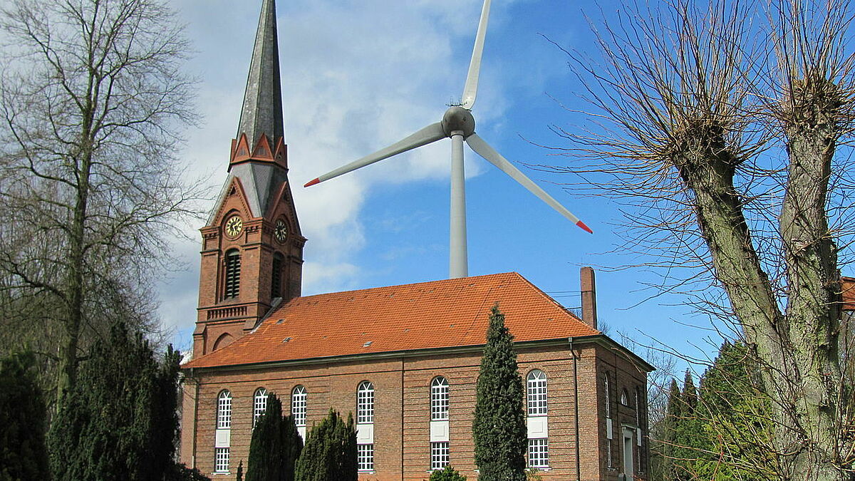 Die Kirche St. Gertrud in Altenwerder