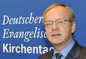 Der Präsident des 34. Deutschen Evangelischen Kirchentags, der Trierer Jura-Professor Gerhard Robbers.