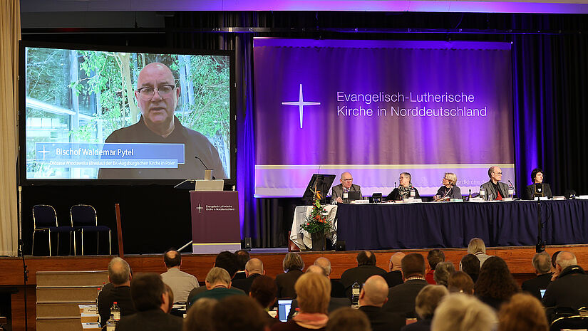 Videobotschaft von Bischof Waldemar Pytel, Diözese Wrocławska (Breslau) der Evangelisch-Augsburgischen Kirche in Polen, während der Landessynode