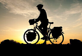 Mit dem Fahrrad pilgern 20 Christen zum Kirchentag (Symbolfoto)