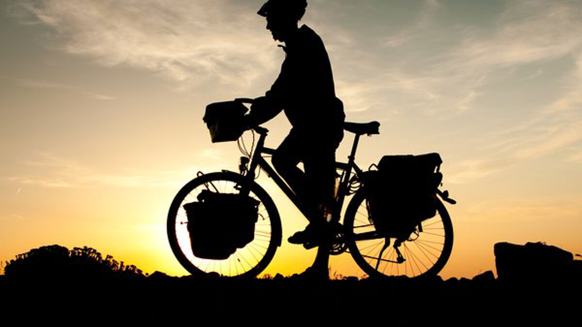Mit dem Fahrrad pilgern 20 Christen zum Kirchentag (Symbolfoto)