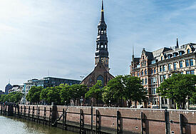 Die Hamburger Hauptkirche St. Katharinen.