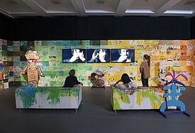 Mehr als 1000 Kinderbilder, Video-Installationen und „Schlumper”-Skulpturen - die Ausstellung „Geht doch!” im Hamburg Museum will alle Sinne ansprechen