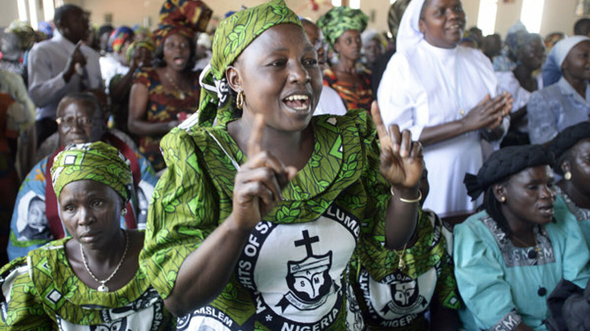 Sonntagsmesse in der Kirche "Martyrs of Uganda" in Kuru im nigerianischen Bundesstaates Plateau (Symbolbild).