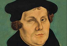 Luther mit Augenzwinkern