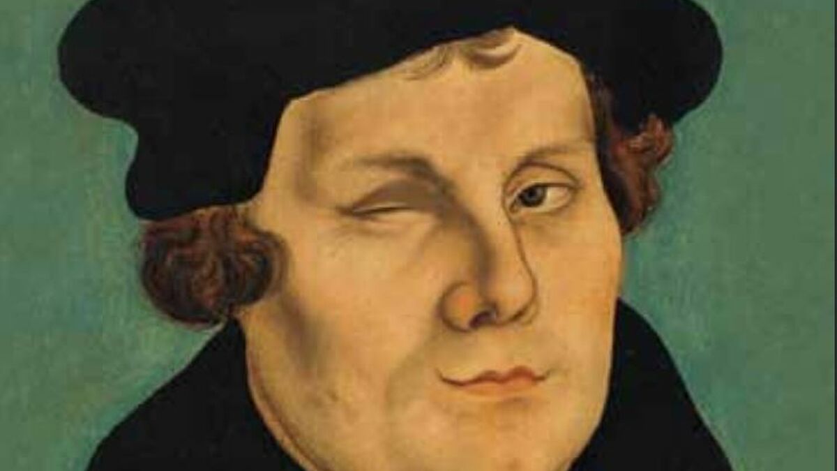 Luther mit Augenzwinkern