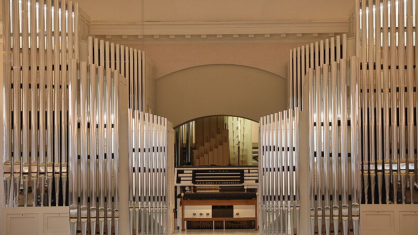 So sieht sie aus: die neue Orgel der Bonner Firma Klais. 